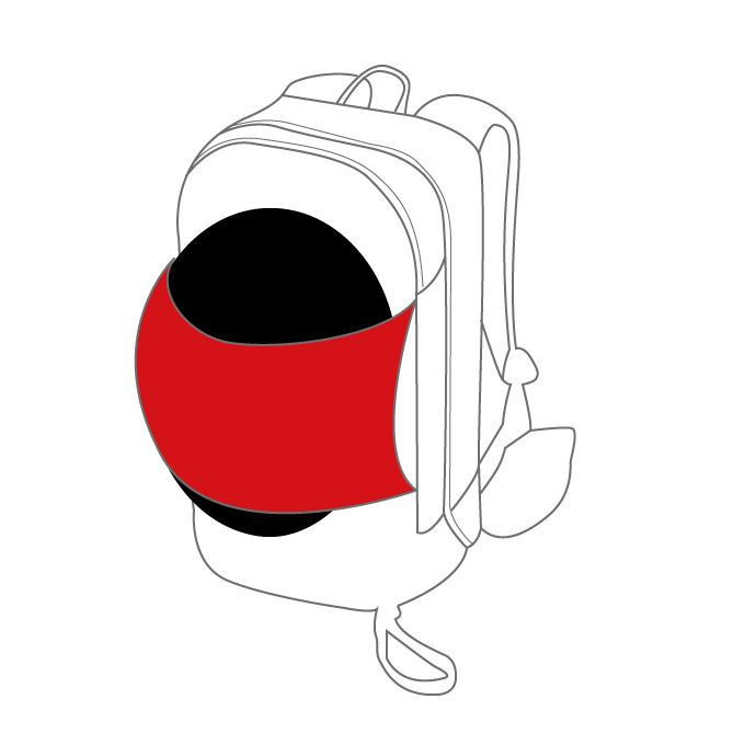 Calgary 20 Arvaバックパック：一体型ヘルメットホルダー